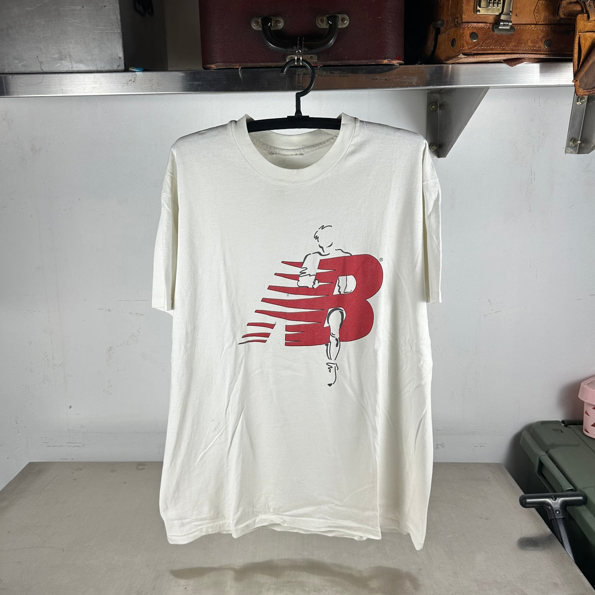 Vintage 90s New Balance Running Graphic Single Stitch T-shirt