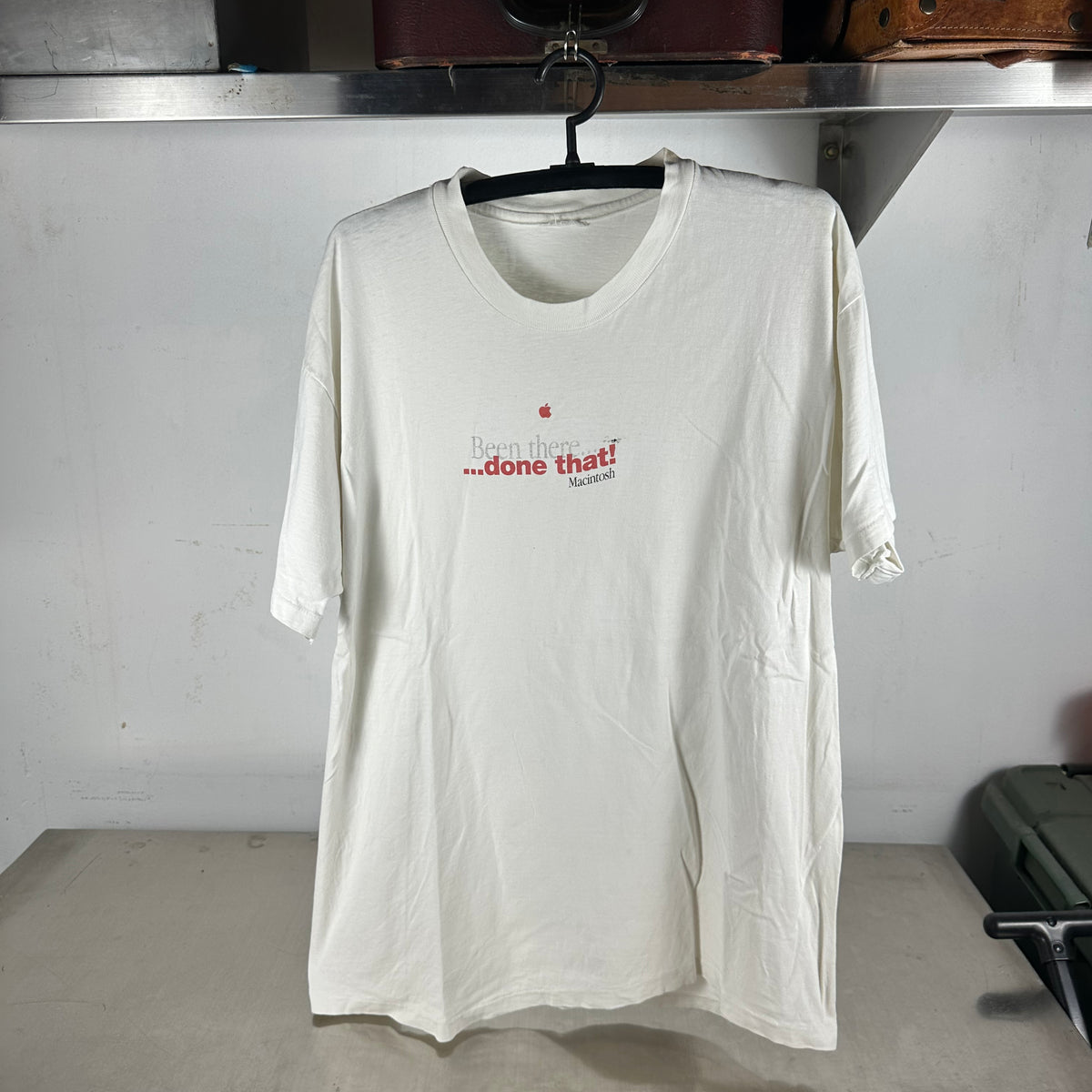 Vintage 90s Apple Computers Been there Done That! Promo Single Stitch T-shirt