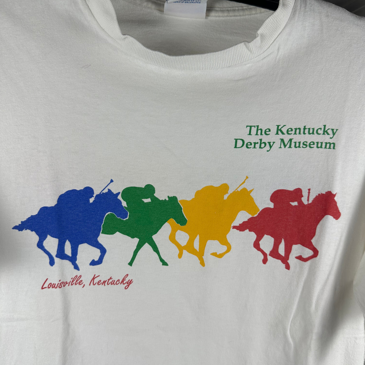 Vintage 90s Kentucky Derby Museum Horse Race Single Stitch T-shirt