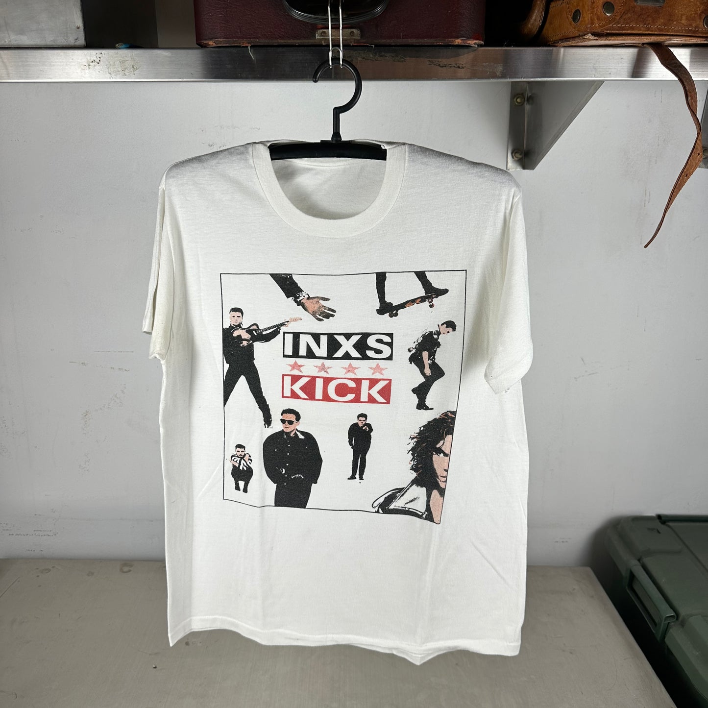 Vintage 80s INXS Kick Rock Band Single Stitch T-shirt