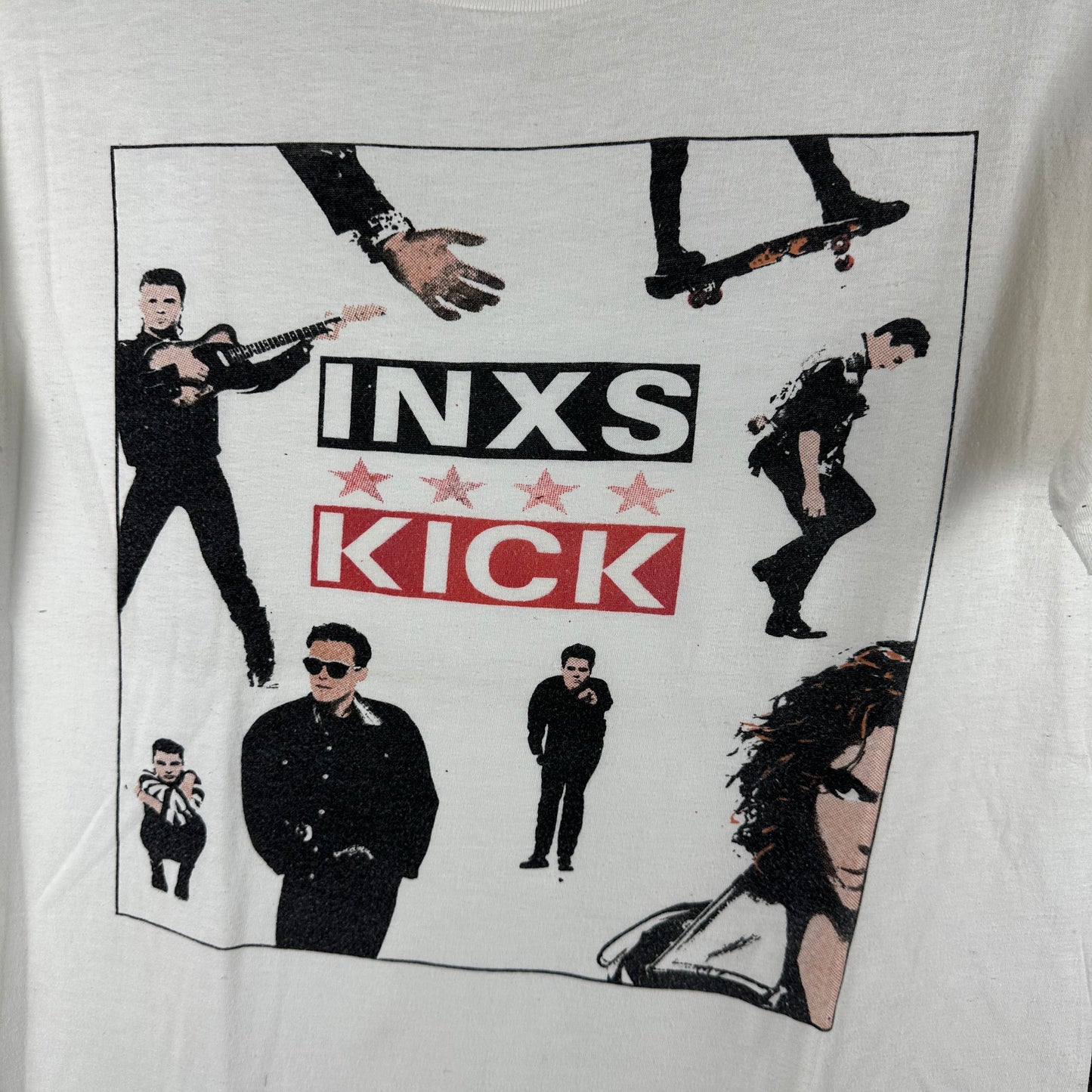Vintage 80s INXS Kick Rock Band Single Stitch T-shirt