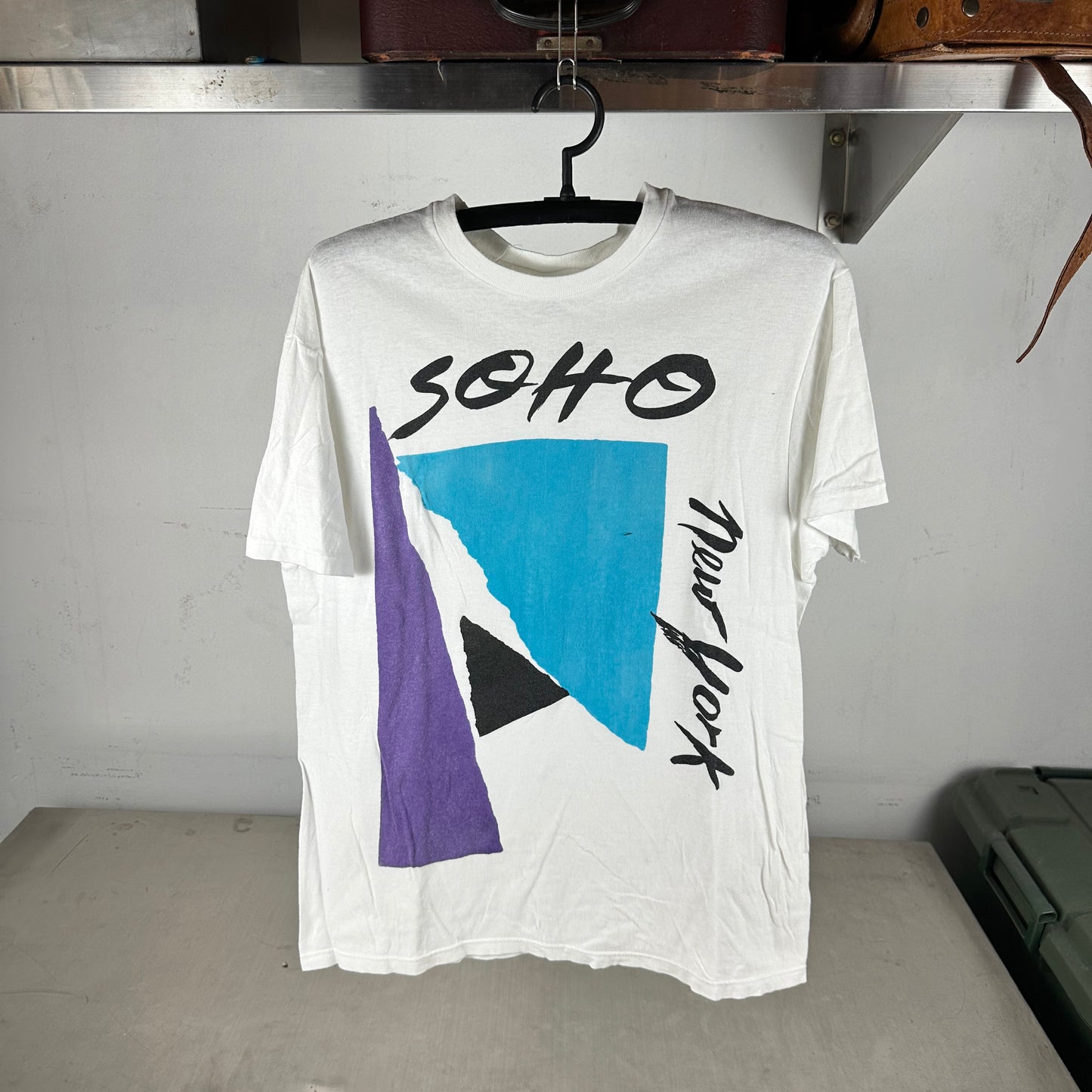 Vintage 80s SoHo New York Artwork Graphic Single Stitch T-shirt