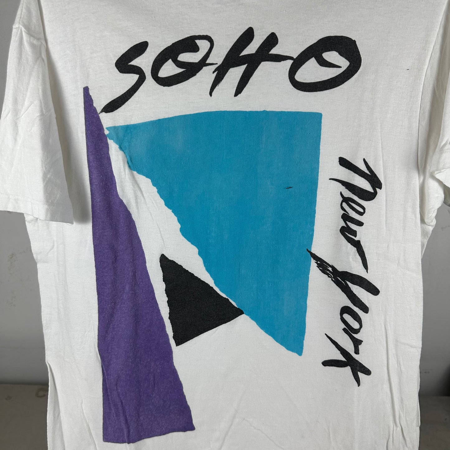 Vintage 80s SoHo New York Artwork Graphic Single Stitch T-shirt