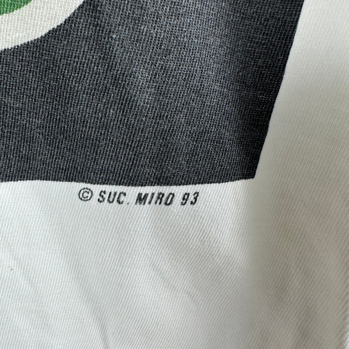Vintage 1993 Joan Miro Abstract Artwork Graphic T-shirt