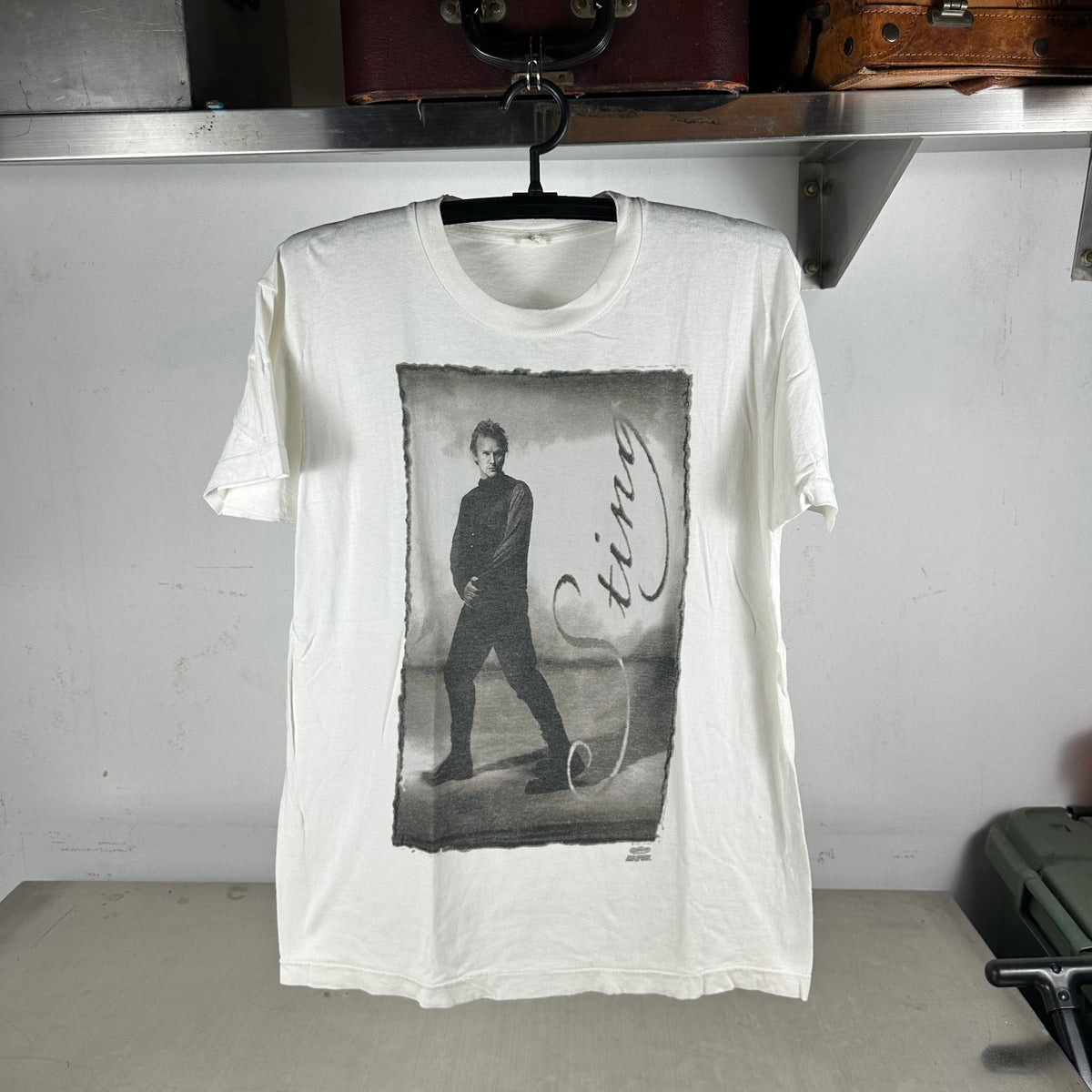 Vintage 1991 Sting Tour Concert Graphic Single Stitch T-shirt
