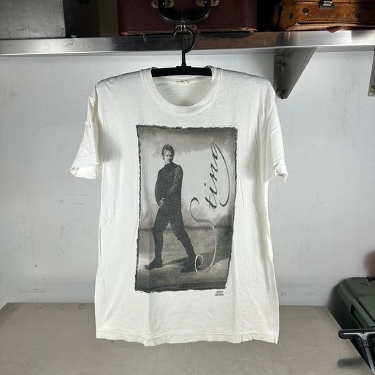 Vintage 1991 Sting Tour Concert Graphic Single Stitch T-shirt