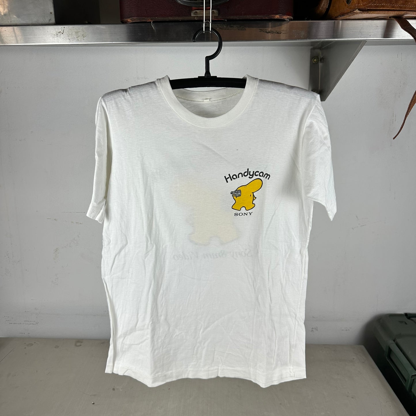 Vintage 80s Sony Handycam 8mm Video Promo Single Stitch T-shirt