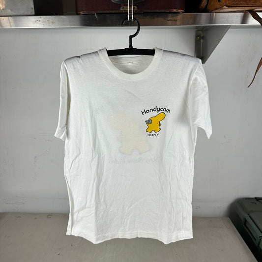Vintage 80s Sony Handycam 8mm Video Promo Single Stitch T-shirt