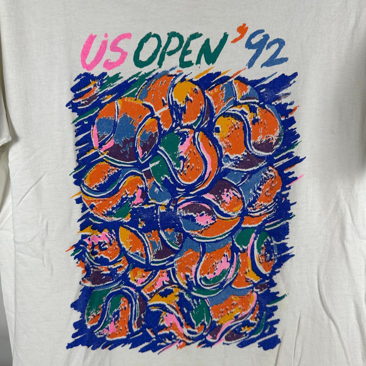 Vintage 1992 US Open Tennis Championship Graphic Single Stitch T-shirt