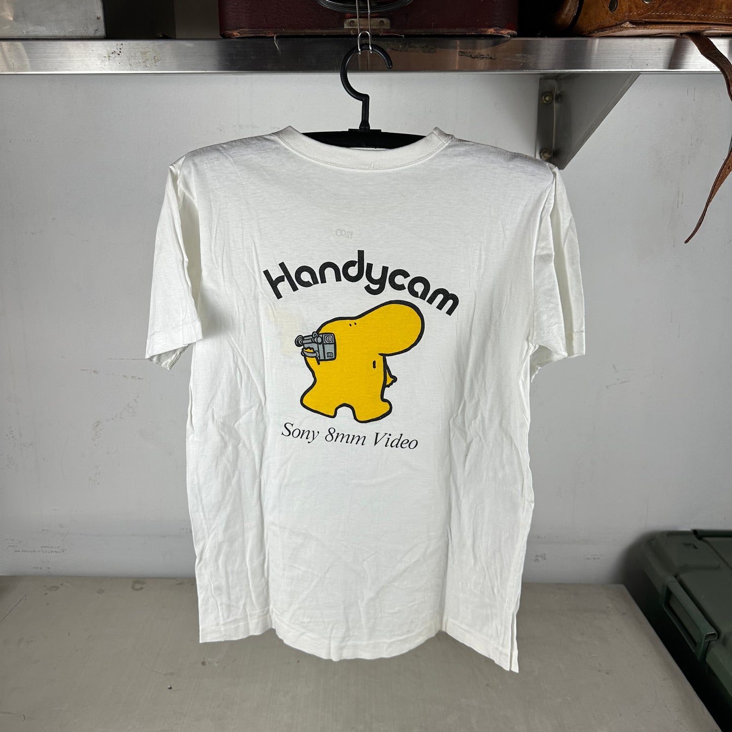 Vintage 80s Sony Handycam 8mm Video Promo Single Stitch T-shirt