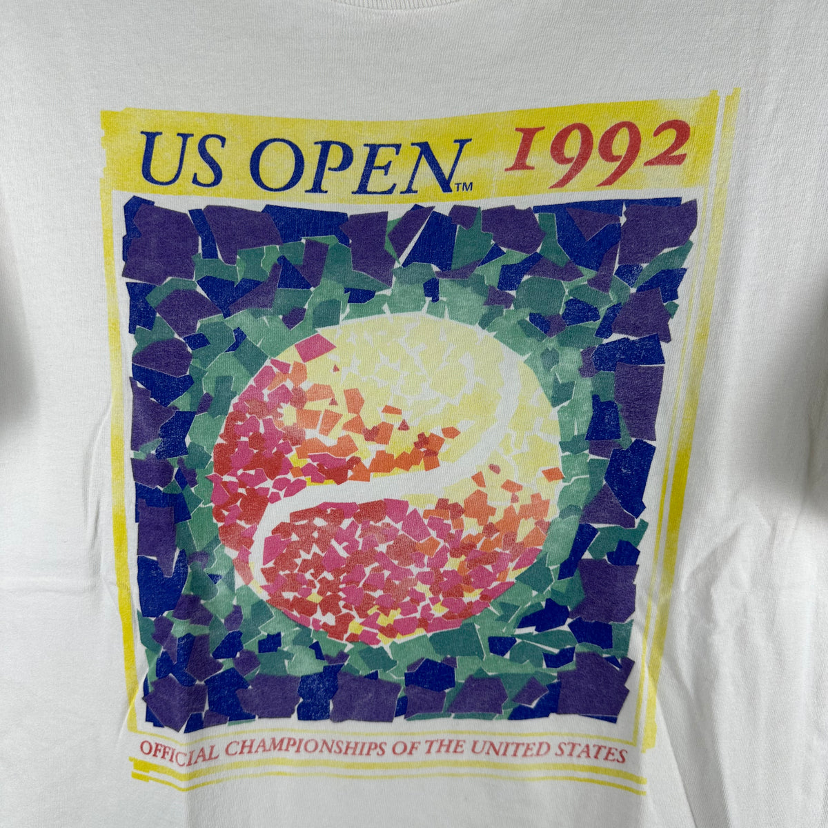 Vintage 1992 US Open Tennis Championship Graphic Single Stitch T-shirt