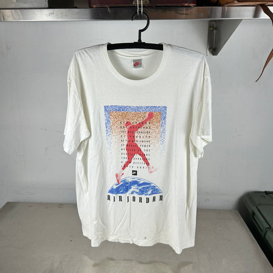 Vintage 90s Nike Air Jordan Basketball Graphic Single Stitch T-shirt