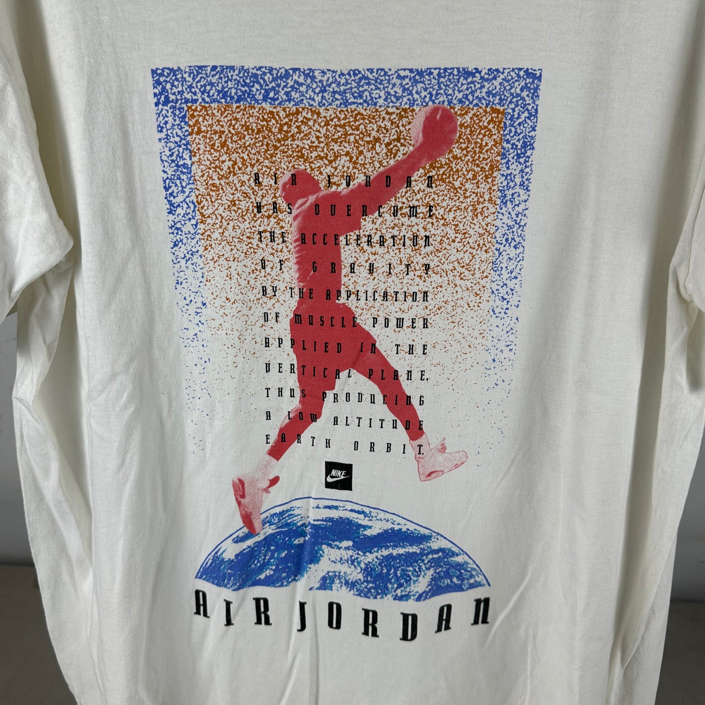 Vintage 90s Nike Air Jordan Basketball Graphic Single Stitch T-shirt