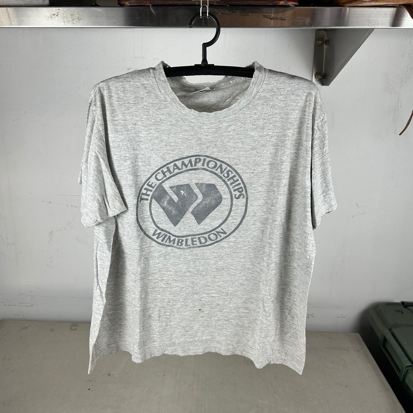 Vintage 90s Wimbledon Tennis Championships Logo Single Stitch T-shirt