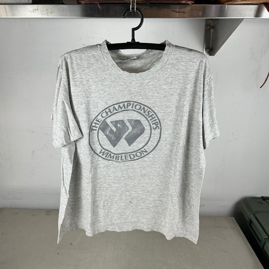 Vintage 90s Wimbledon Tennis Championships Logo Single Stitch T-shirt