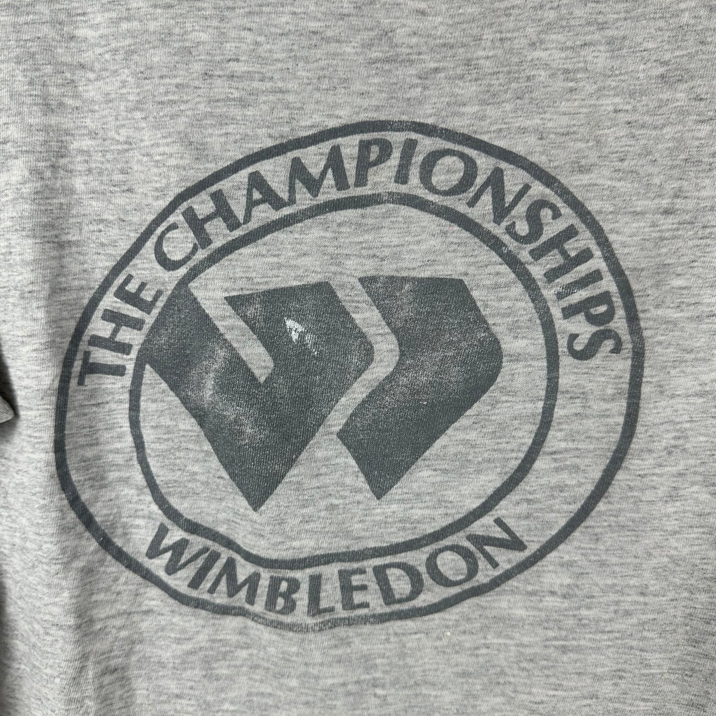 Vintage 90s Wimbledon Tennis Championships Logo Single Stitch T-shirt