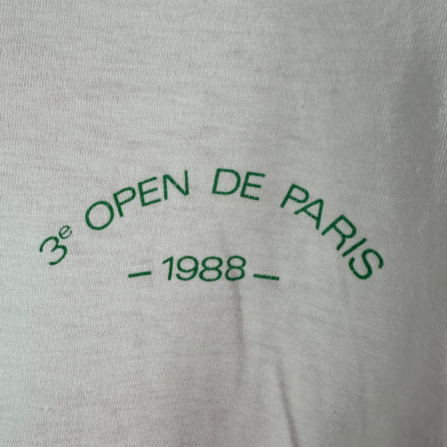 Vintage 1988 Roland Garros French Open Open De Paris Single Stitch T-shirt