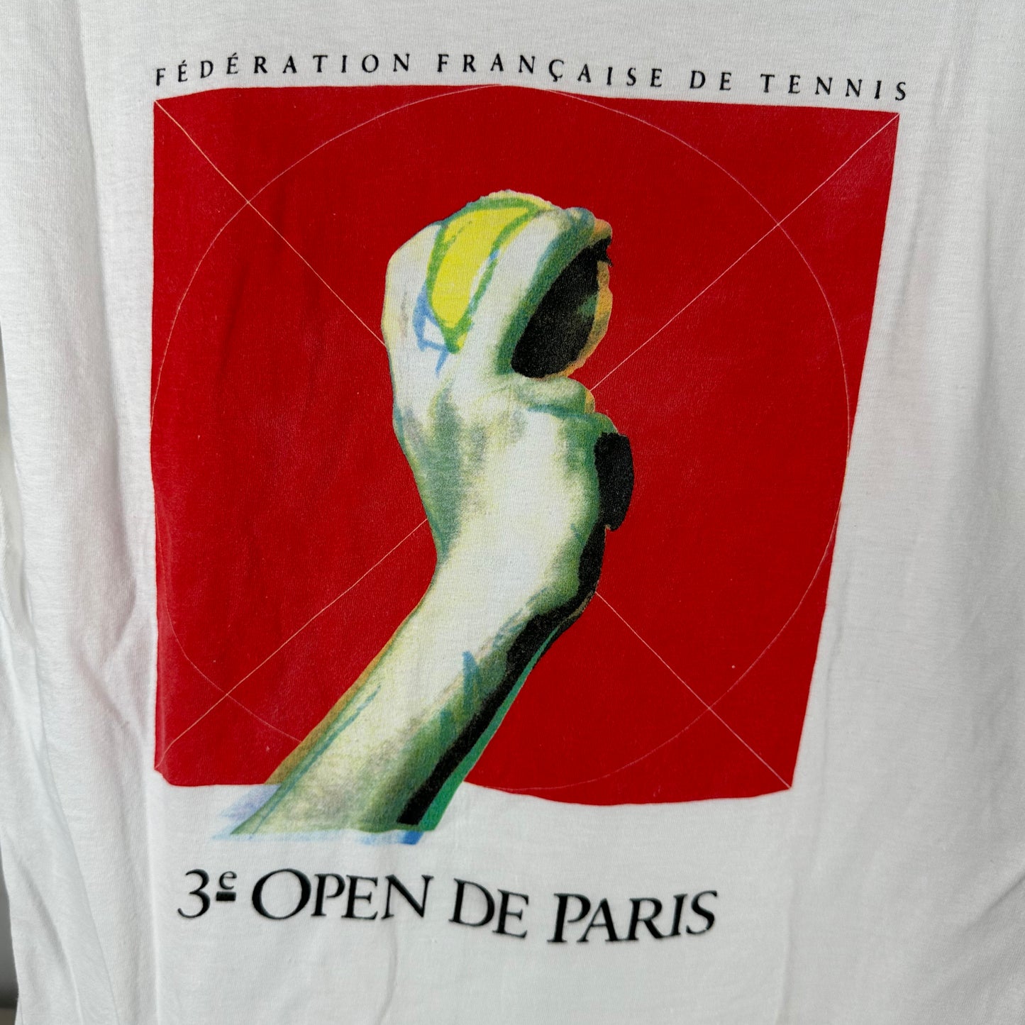 Vintage 1988 Roland Garros French Open Open De Paris Single Stitch T-shirt