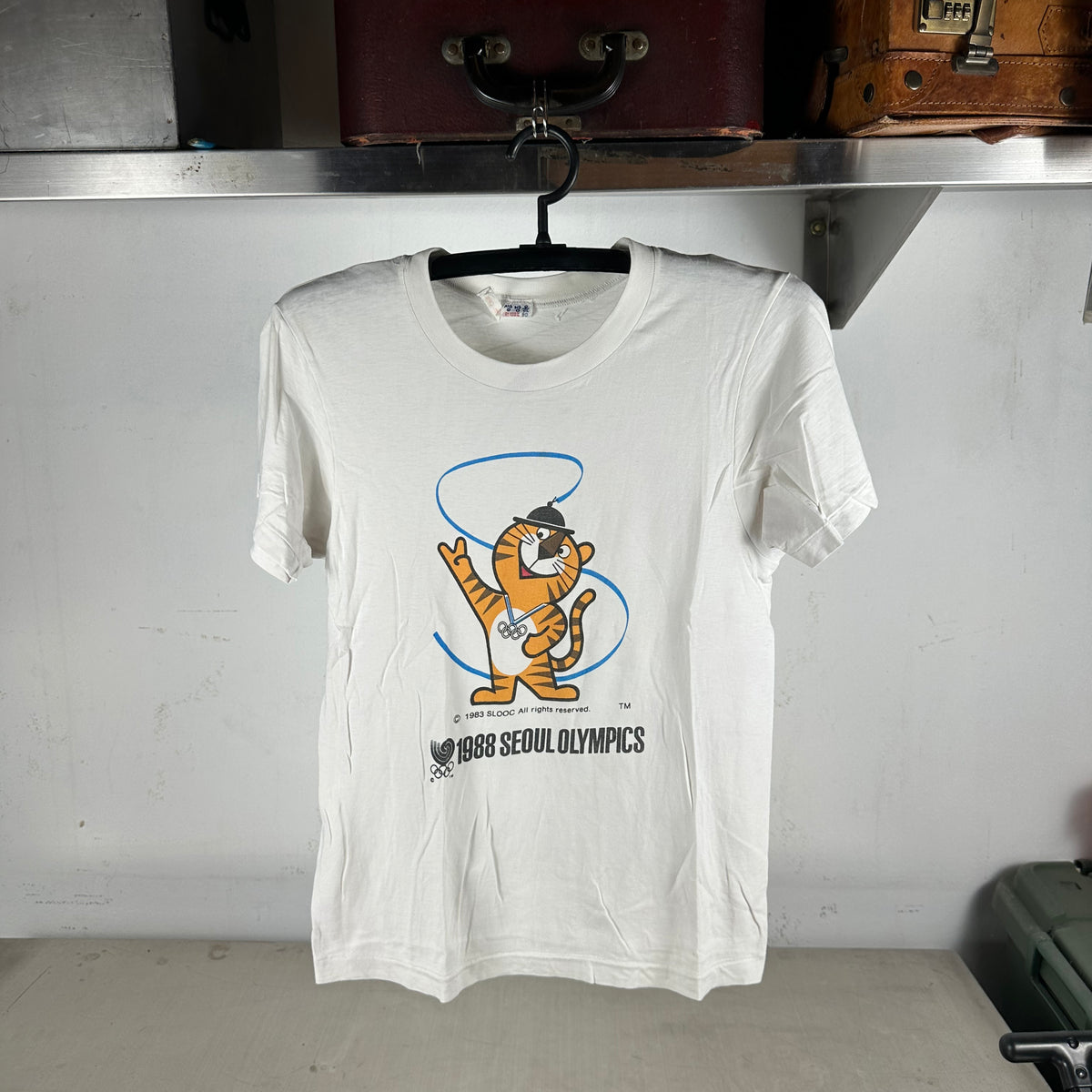 Vintage 1988 Seoul Olympics Promo Graphic Single Stitch T-shirt