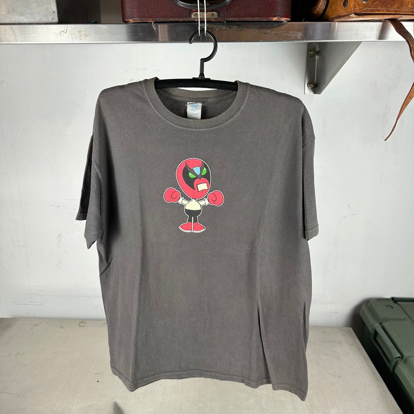 Vintage 2000s Home Star Runner Wrestler Cartoon Graphic T-shirt