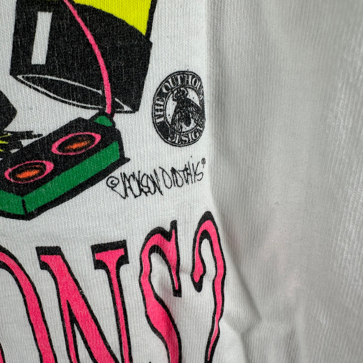 Vintage 1990 Brainwaves Sportswear This Is Your Brain Graphic Single Stitch T-shirt