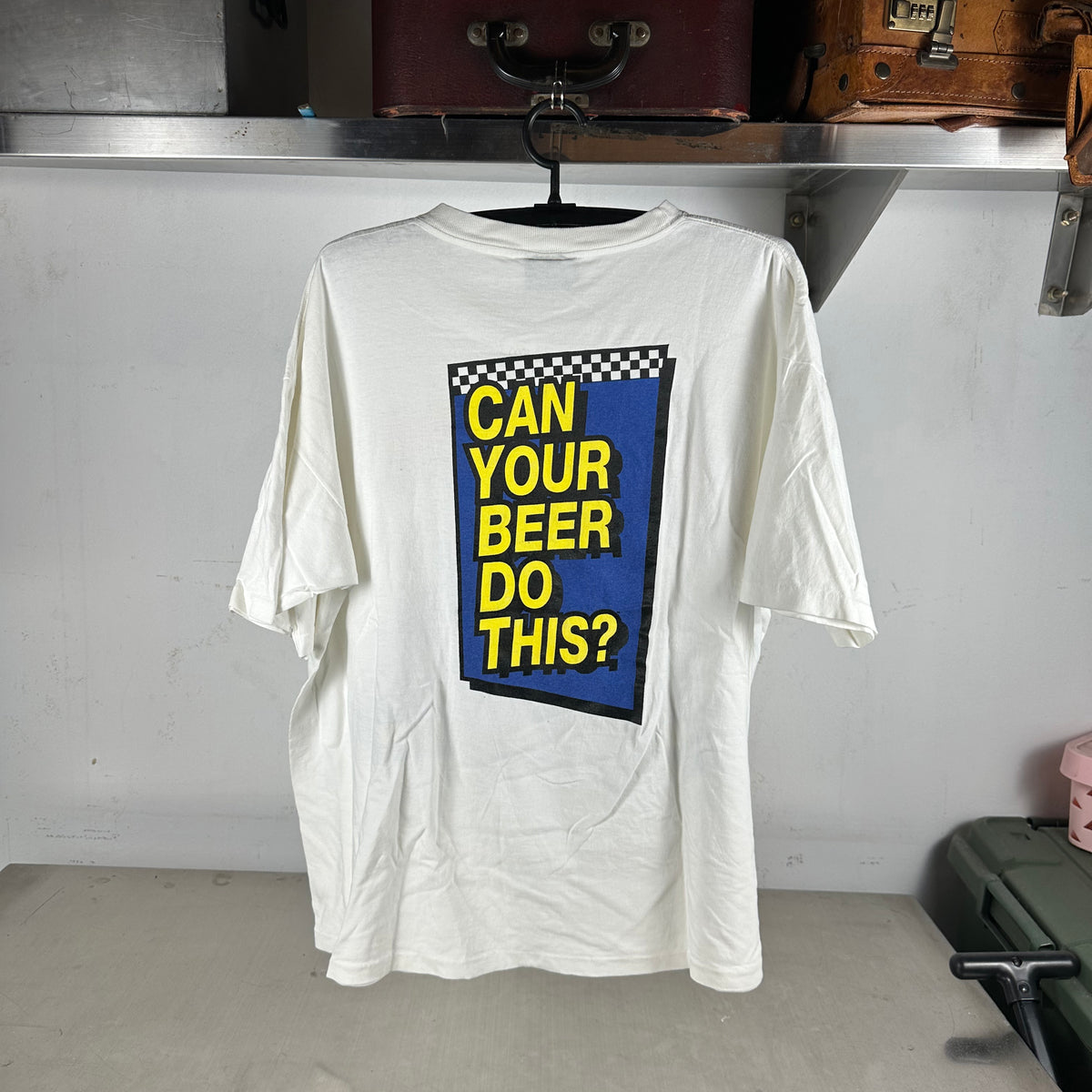 Vintage 1993 Lite Beer Wiener Dog Graphic Promo Single Stitch T-shirt