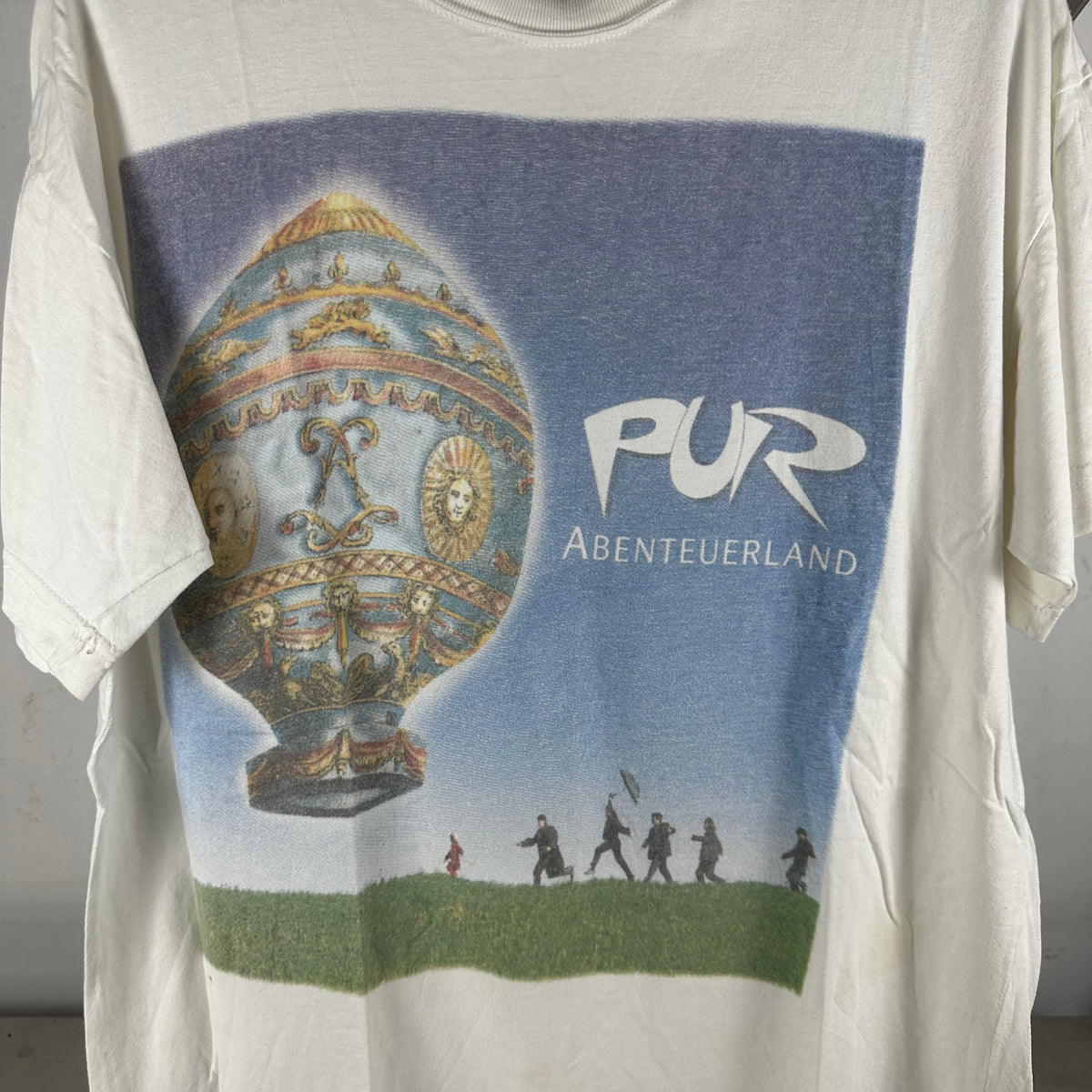 Vintage 1995/96 Pur Abenteuerland Tour Concert German Pop Band T-shirt