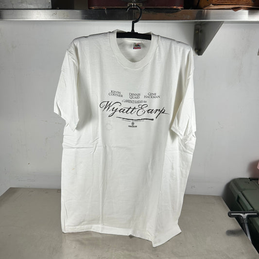 Vintage 1994 Wyatt Earp Movie Kevin Costner Promo Single Stitch T-shirt