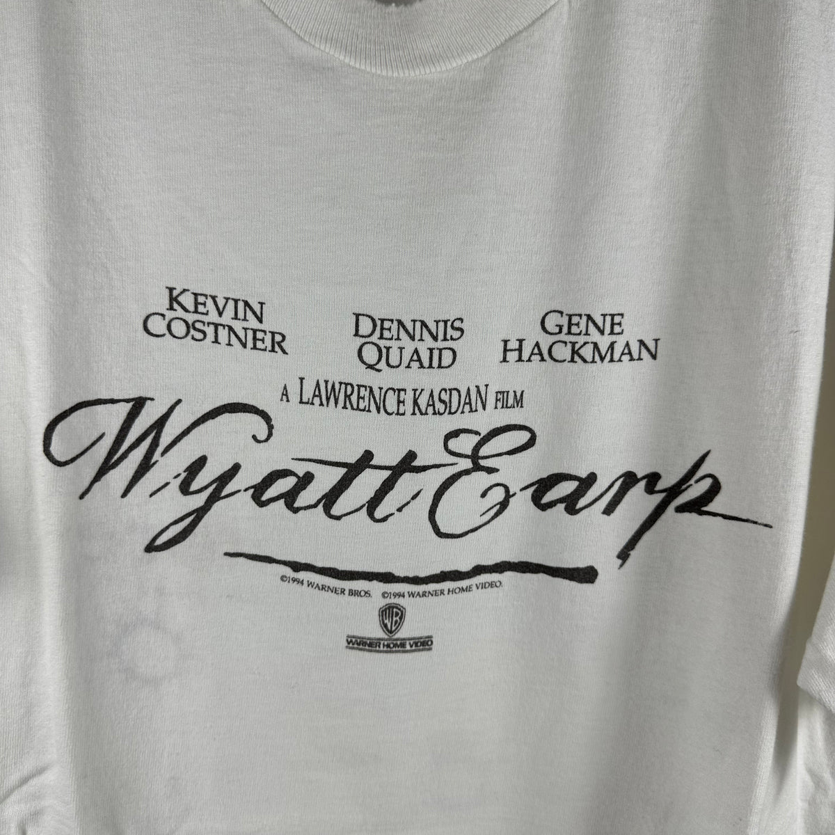 Vintage 1994 Wyatt Earp Movie Kevin Costner Promo Single Stitch T-shirt