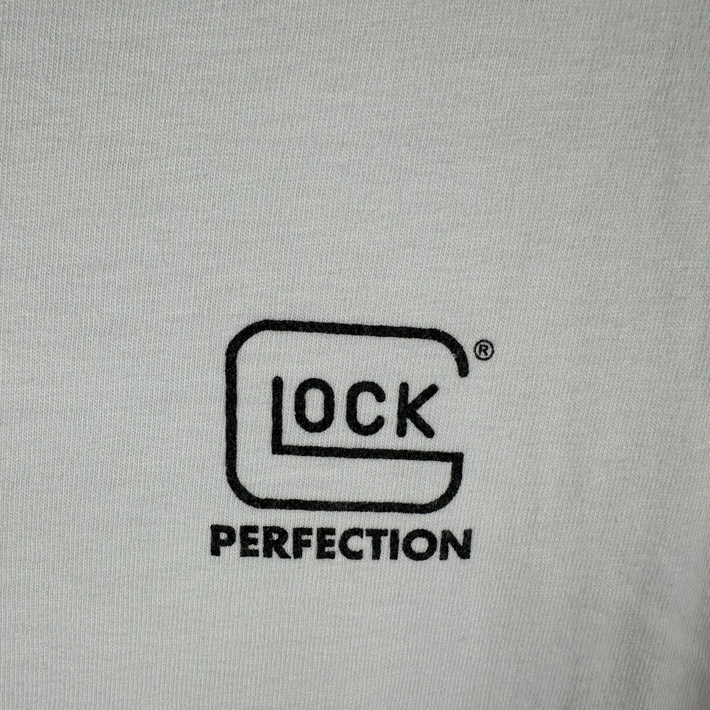 Vintage 90s Glock Protection Firearms Pistol Graphic Single Stitch T-shirt