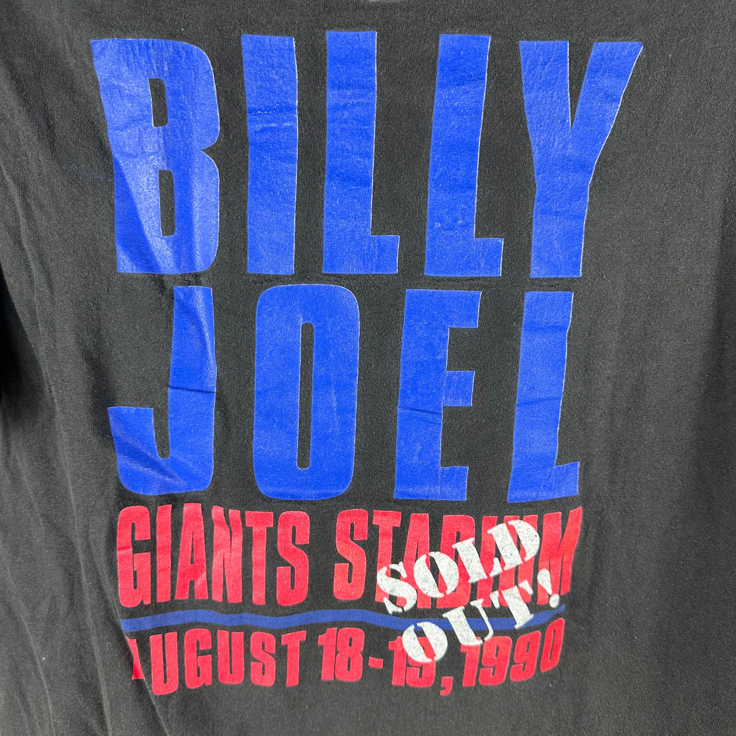 Vintage 1990 Billy Joel Giants Stadium Concert Single Stitch T-shirt
