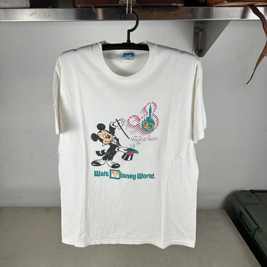 Vintage 1991 Mickey Mouse Walt Disney World 20 Magical Years T-shirt