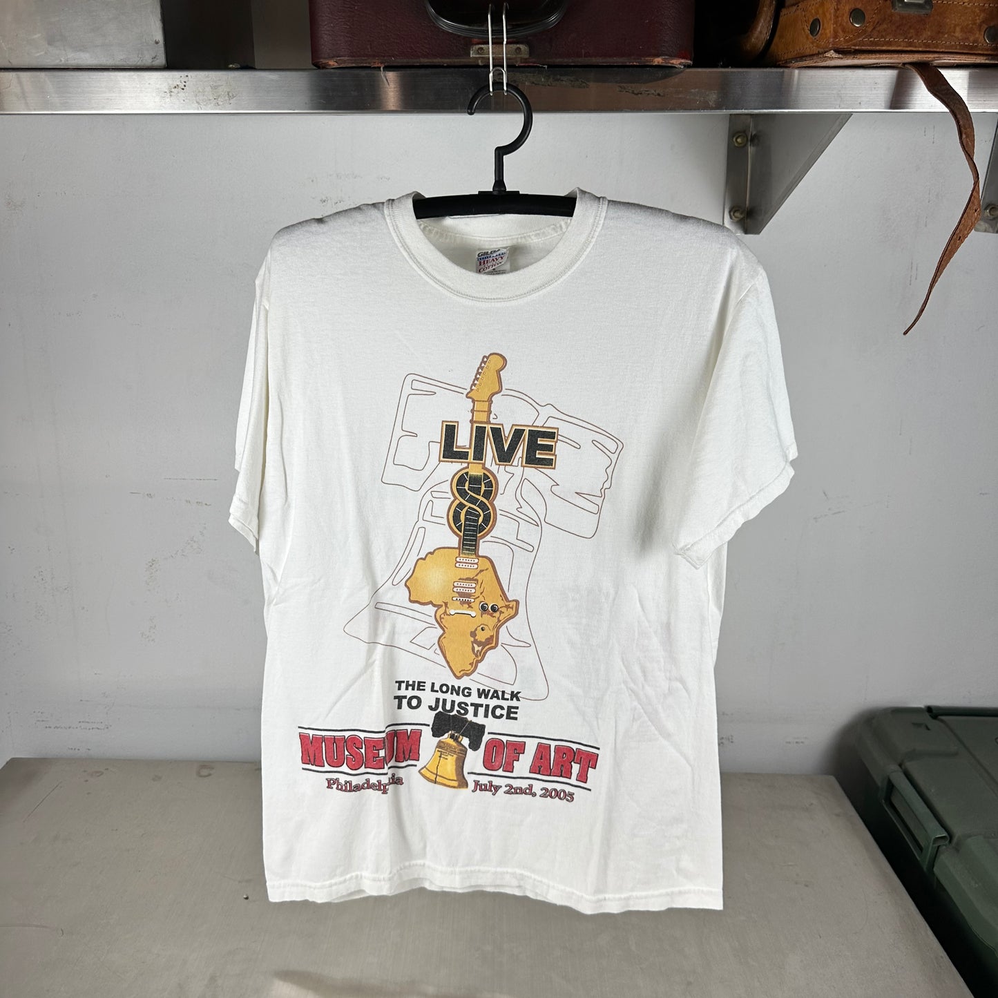 Vintage 2005 Live 8 The Long Walk of Justice Promo T-shirt