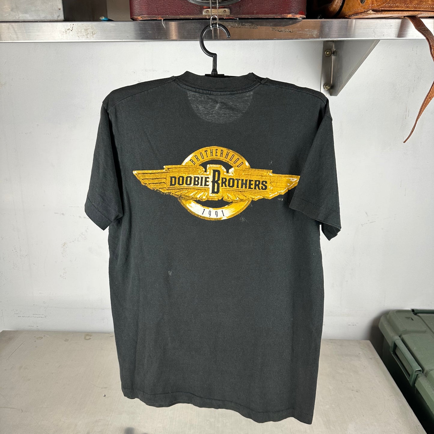 Vintage 1991 The Doobie Brothers Brotherhood Rock Band Single Stitch T-shirt