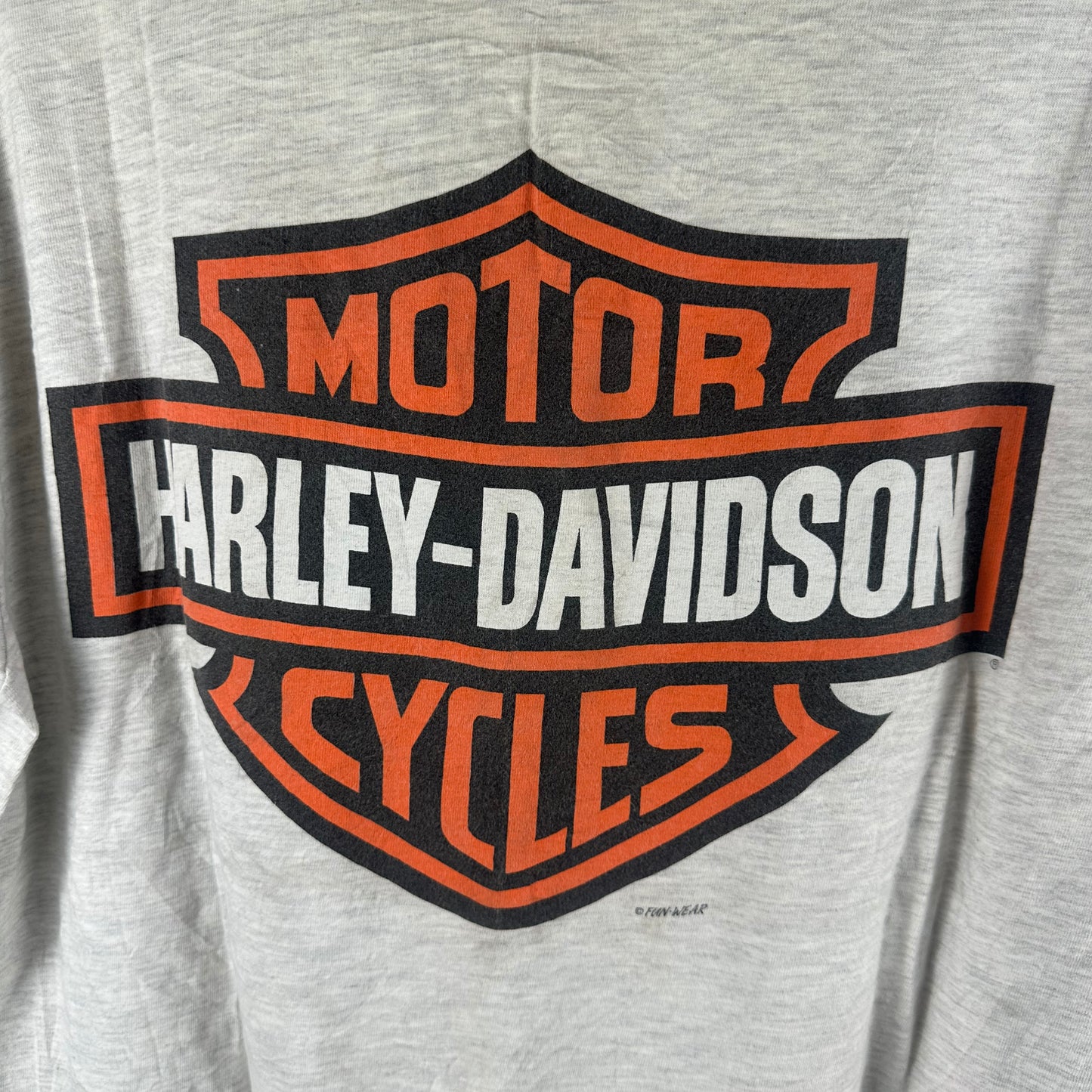Vintage 90s Harley Davidson Motorcycles Eagle Graphic Single Stitch T-shirt