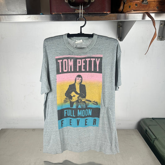 Vintage 80s Tom Petty and The Heartbreakers Full Moon Fever Tour Paper Thin T-shirt