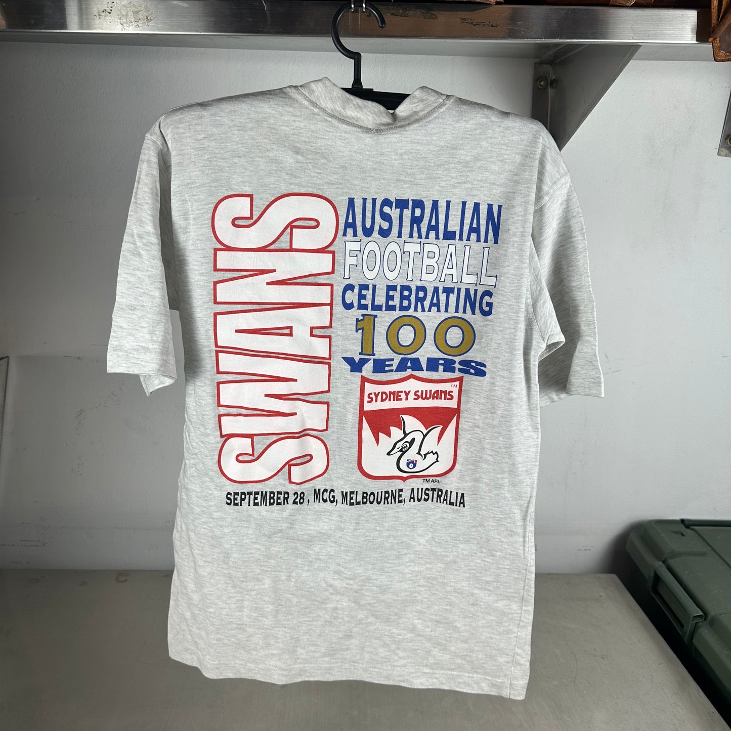 Vintage 1996 Sydney Swans AFL Grand Final Double Sided Graphic T-shirt