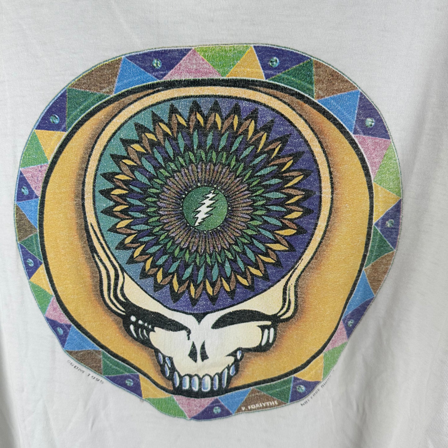 Vintage 1995 Grateful Dead Double Graphic Sided Single Stitch T-shirt