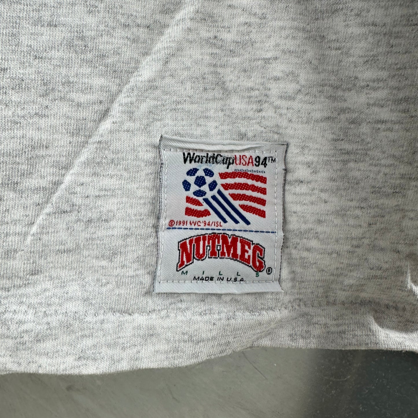 Vintage 1994 USA Soccer World Cup Washington DC Proud Host Nutmeg T-shirt