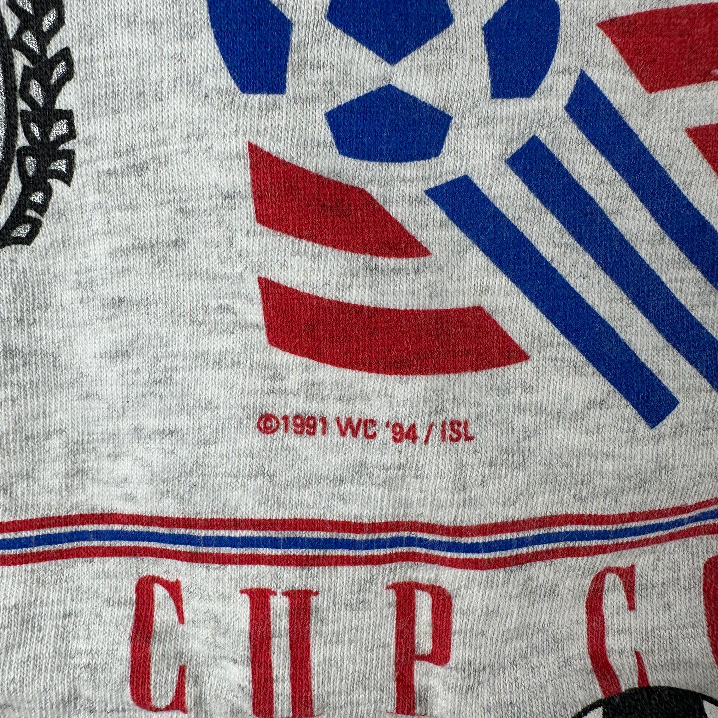 Vintage 1994 USA Soccer World Cup Washington DC Proud Host Nutmeg T-shirt
