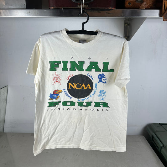 Vintage 1991 NCAA Final Four Graphic Single Stitch T-shirt