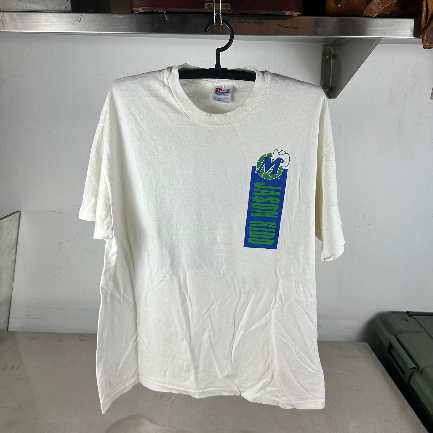 Vintage 90s Jason Kidd Mavericks The Only Kidd in the NBA Single Stitch T-shirt