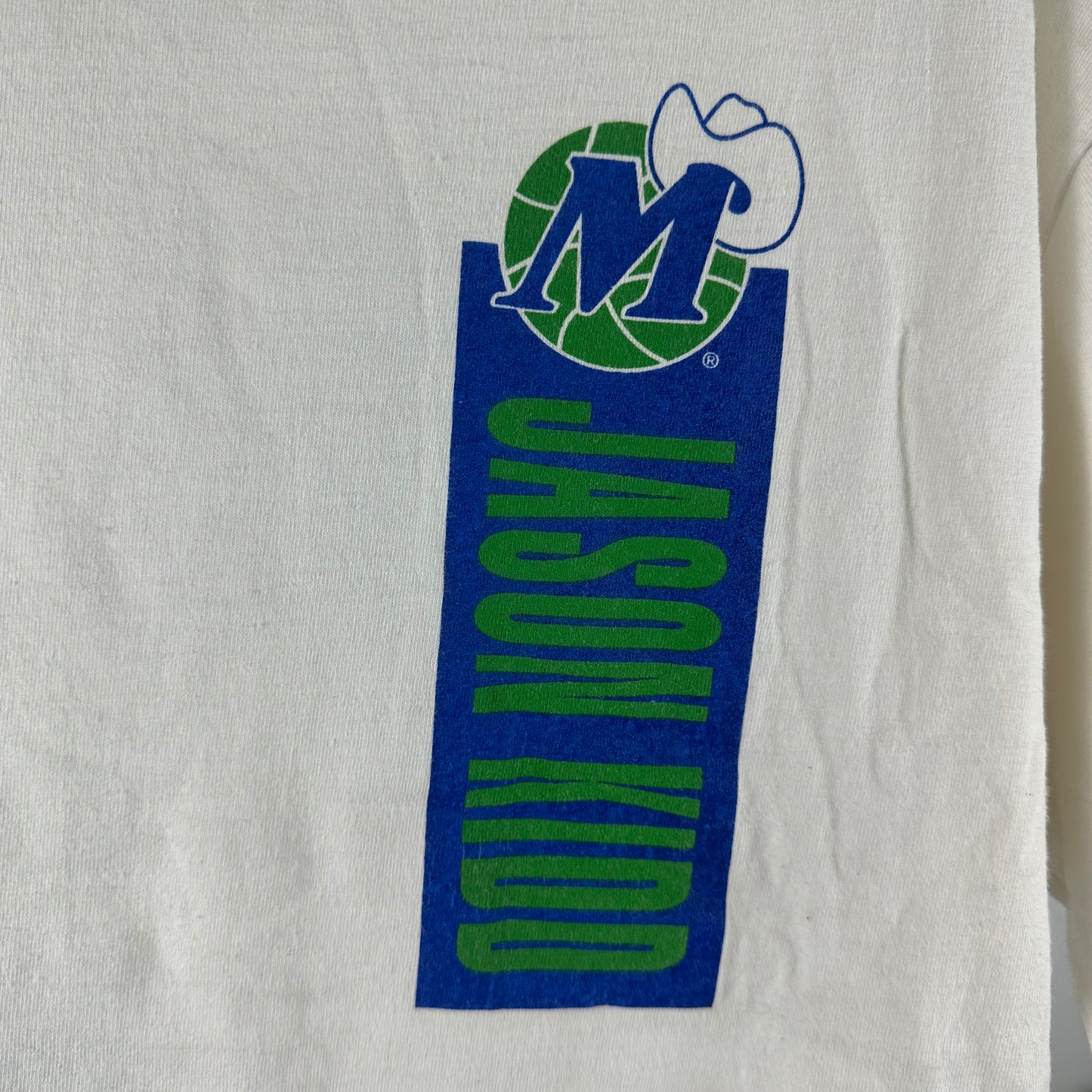 Vintage 90s Jason Kidd Mavericks The Only Kidd in the NBA Single Stitch T-shirt