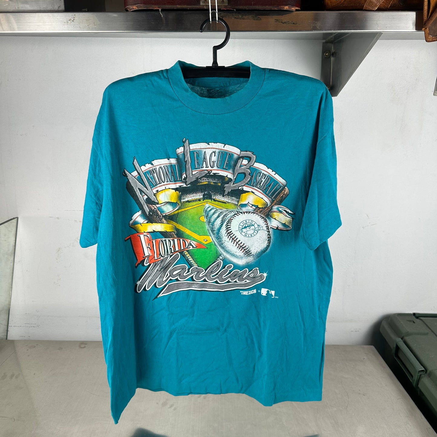 Vintage 1992 Florida Marlins Baseball MLB Single Stitch T-shirt