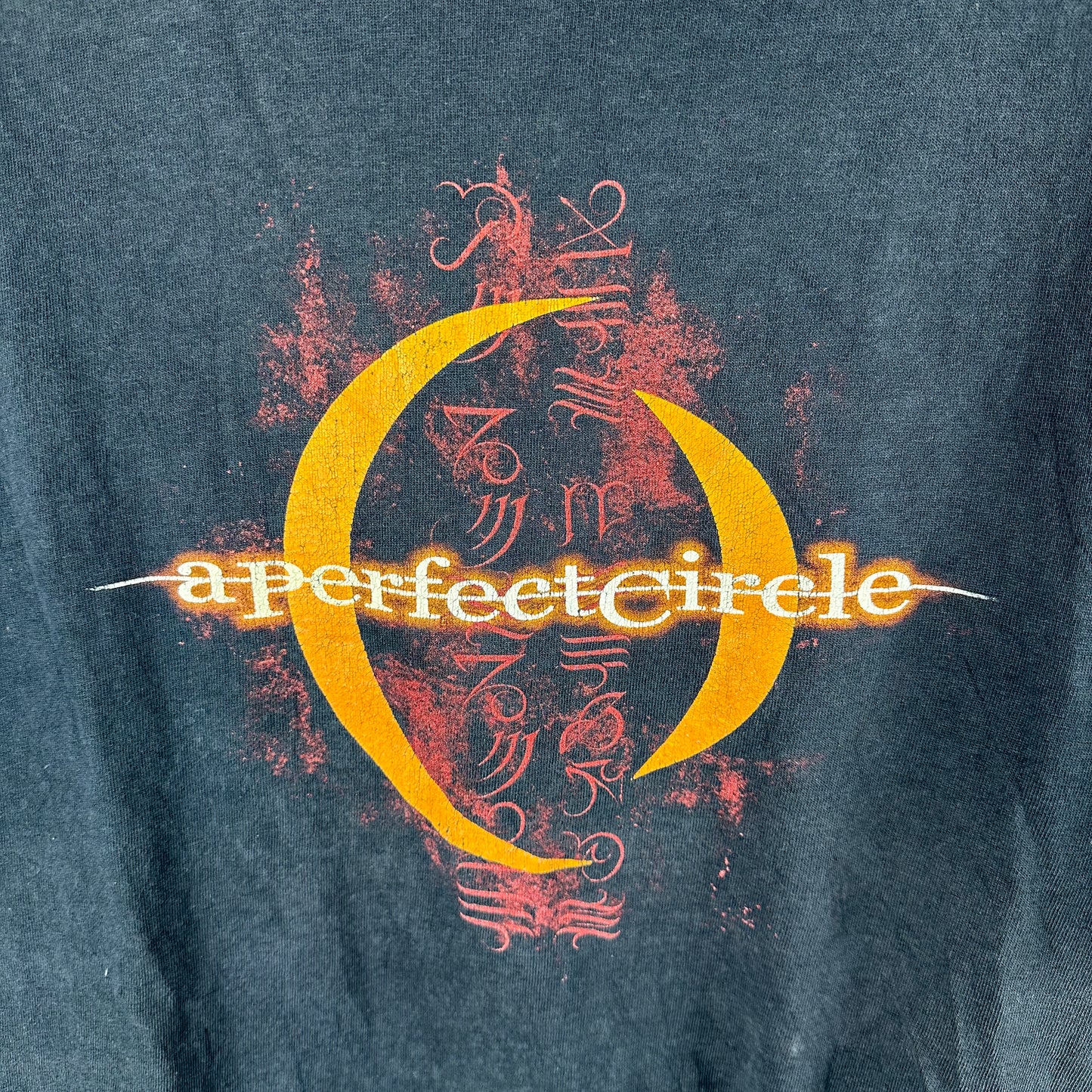 Vintage 2000 A Perfect Circle Tour Concert Single Stitch Distressed T-shirt