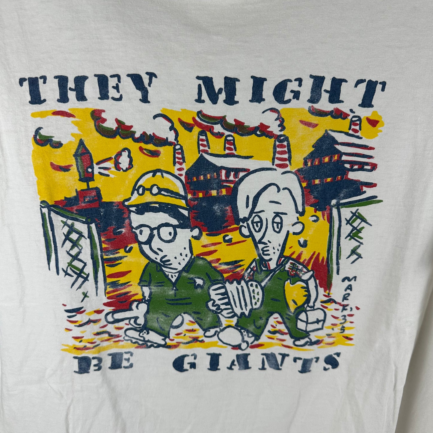 Vintage 90s They Might Be Giants Alternative Rock Band Single Stitch T-shirt