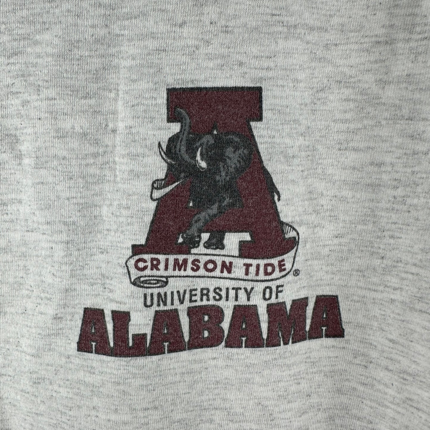 Vintage 1992 Alabama Crimson Tide Roll Tide NCAA Caribbean Soul Single Stitch T-shirt
