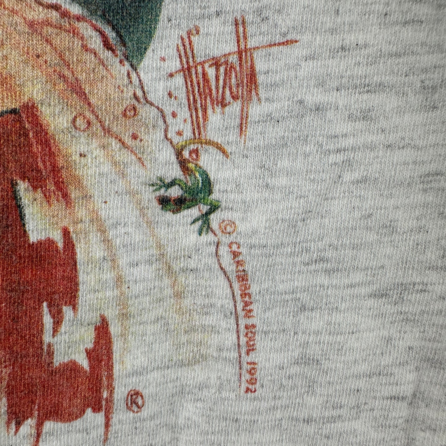 Vintage 1992 Alabama Crimson Tide Roll Tide NCAA Caribbean Soul Single Stitch T-shirt