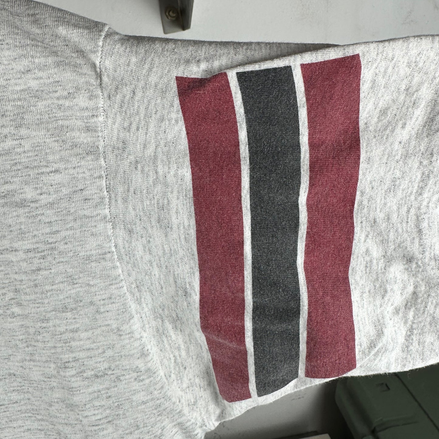 Vintage 90s UMass Minutemen Basketball NCAA All Over Print AOP Single Stitch T-shirt