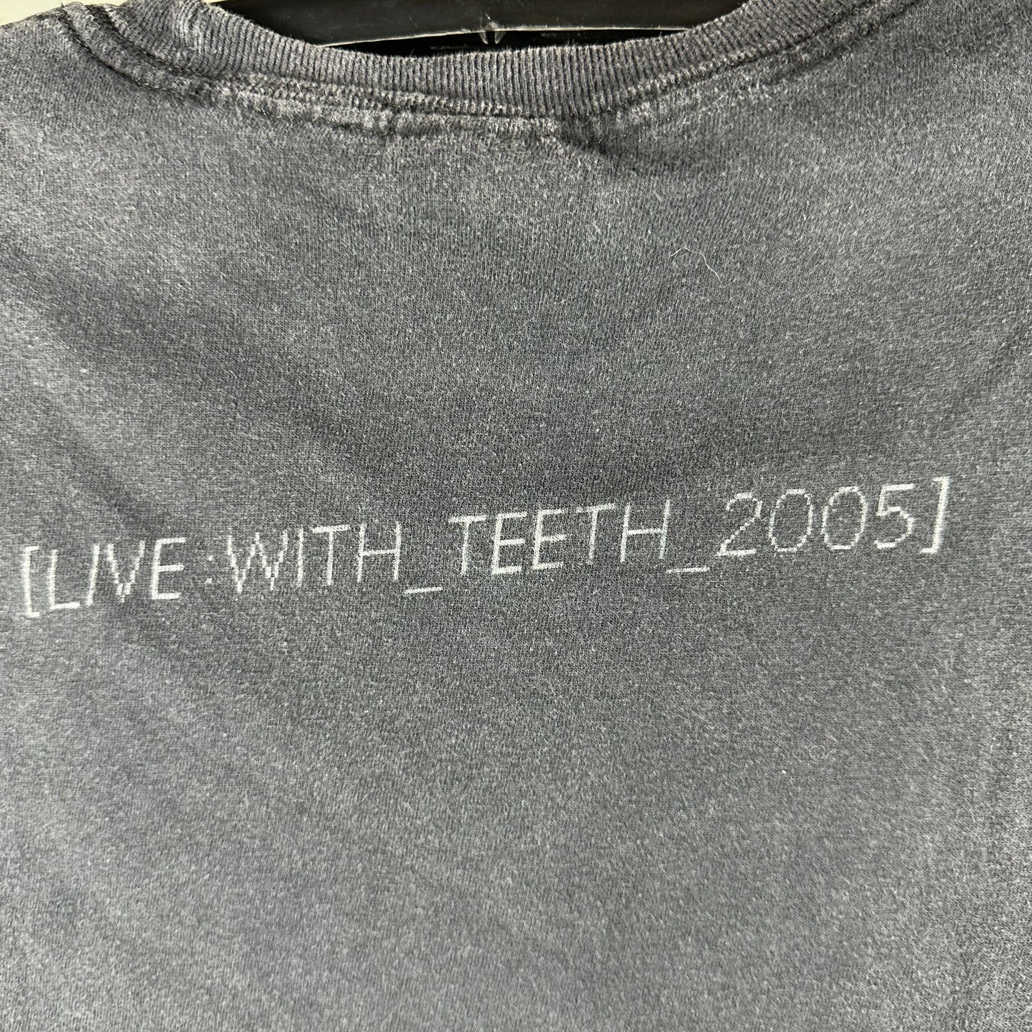 Vintage 2005 Nine Inch Nails Live With Teeth Tour Concert T-shirt